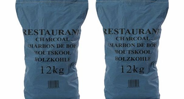 12Kg Restaurant Charcoal x 2 Bags
