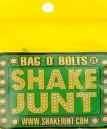 SHAKE JUNT  Bag O Bolts Green/Yellow Skateboard Hardware Set - 7/8`` (Allen)