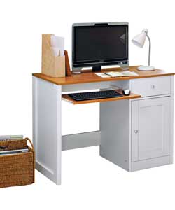Shaker Style Computer Desk - White