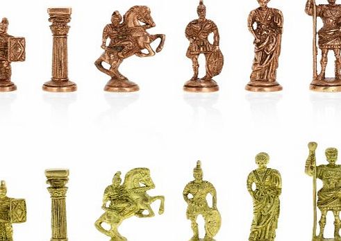 ShalinIndia Brass Chess Pieces, Realistic