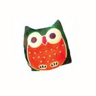 Shared Earth Leather Owl Change Purse