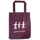 Shared Earth Support Fair Trade Cotton Bag - Purple