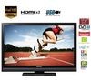 Sharp LC-32DH65E LCD Television   E1000 Black Glass TV Stand