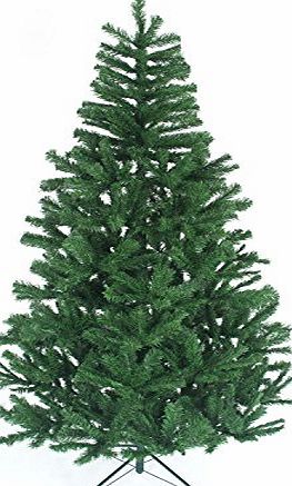 shatchi Gift 4 All Occasions 1.5m 5ft Christmas Tree GREEN Artificial Tree 390 Tips with Metal Stand