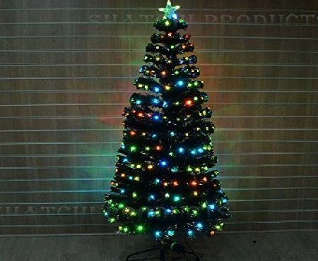 Shatchi Products 2ft -60cm Digital LED Fibre Optic Christmas Tree xmas Decoration