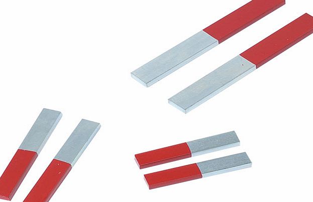 Shaw Magnets 6-Piece Chrome Steel Bar Magnet Set CBSLA