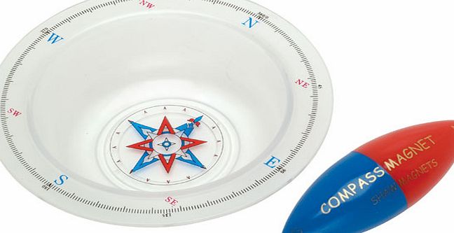 Shaw Magnets Compass Magnet and Bowl COMPMAGKIT