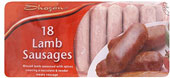 Shazans Lamb Sausages (18 per pack - 990g)