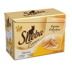 Sheba Adult Pouch Cuisine Select Cat Food 85gm 12 Pack