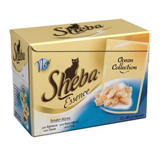 Sheba Adult Pouch Ocean Select Cat Food 85gm 12 Pack