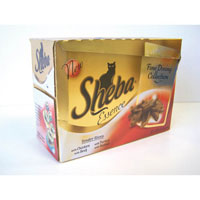 sheba POUCH FINE DINING COLLECTION 4 x12 PACK 85G