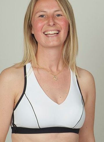 Absorber Pump Sports Bra Top modelled by Tina