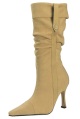 SHOE CO trench ruched boot