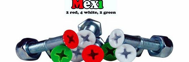 Shortys Color Tips 1`` Hardware - Mexi
