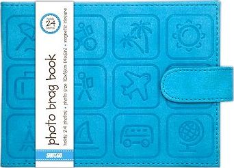 Shot2go, 2041[^]10003305 Shot 2 Go Brag Book 4 x 6- Blue Travel 10003305