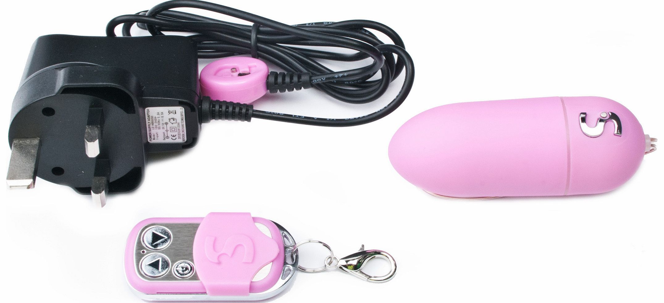 Rechargeable Egg Pink with UK Plug