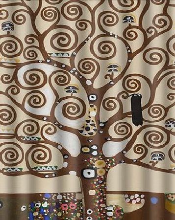 shower curtain Generic Customize New Fashion Design Tree of Life Colorful Tree Waterproof Polyester Fabric Bathroom Shower Curtain 48`` x 72``