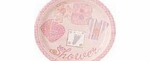 Shower My Baby A Baby Girl Stitchings Pack of Plates