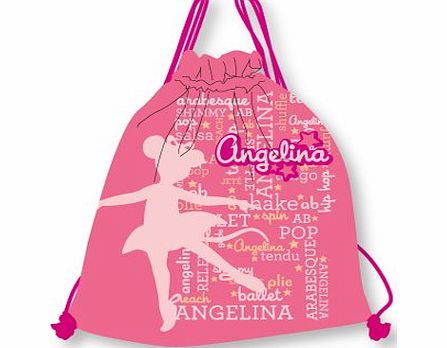 Shreds Angelina Ballerina Dancer Draw String Bag