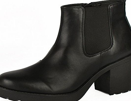 Shuboo Vonna block heeled Chelsea ankle boots - Black, UK 7 / EU 40
