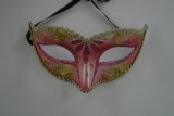 Venetian Masquerade Mask Pink and Gold Brand New