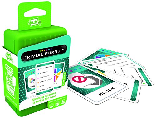 Shuffle Trivial Pursuit Card Game