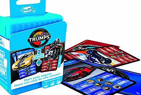 Shuffle Trumps Cars and Bikes Card Game