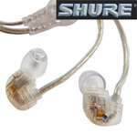 Shure E5c High performance ear phones.