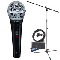 PG58 With Boom Mic Stand and Cable