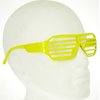 Shutter Shades Plastic Boxed Shape Shutter Shades (Yellow)
