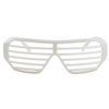 Shutter Shades Plastic Boxed Shutter Shades (White) - Glow In