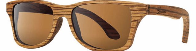 Canby Zebrawood Sunglasses - Brown