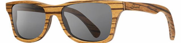 Shwood Canby Zebrawood Sunglasses - Grey