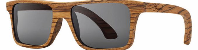 Shwood Govy Zebrawood Sunglasses - Grey