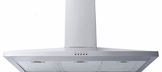 CH101SS 100cm Stainless Steel Chimney Cooker Hood Extractor