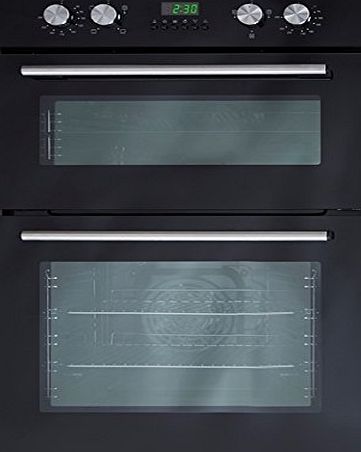 SIA DO102 Built In Electric Double Fan Oven With Programmable Digital Timer