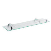 Siena Glass Shelf with Rail
