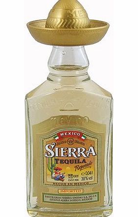 Sierra Tequila Tequila Gold Sierra 4cl Miniature