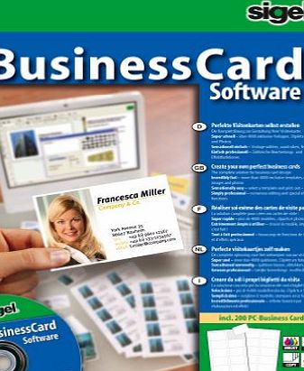 Sigel Sw670 Business Card Software for Business Card