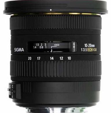 10-20mm f/3.5 EX DC HSM - Nikon AFD Fit Lens