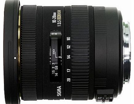 10-20mm f3.5 EX DC HSM Lens for Nikon Digital SLR Cameras with APS-C Sensors