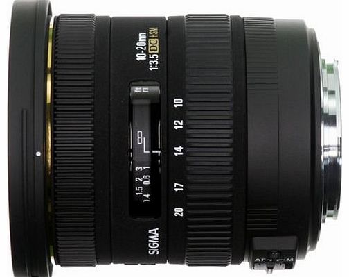 Sigma 10-20mm f3.5 EX DC HSM Lens for Pentax Digital SLR Cameras with APS-C Sensors