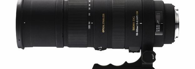 Sigma 150-500mm F5-6.3 APO DG OS HSM Lens for Pentax Digital SLR Cameras
