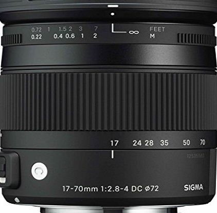 Sigma 17-70mm f/2.8-4 DC OS HSM for Canon