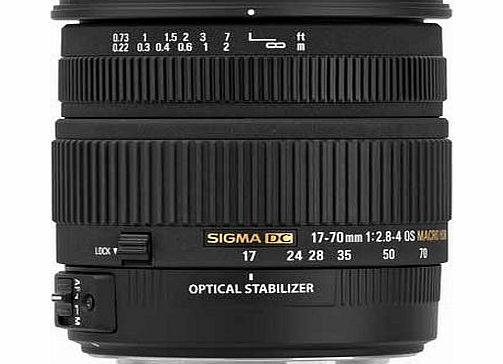 Sigma 17-70mm f/2.8-4 DC OS HSM Nikon Fit Lens