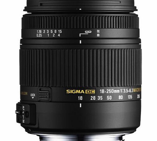 Sigma 18-250mm f/3.5-6.3 DC Macro OS HSM Lens for Nikon