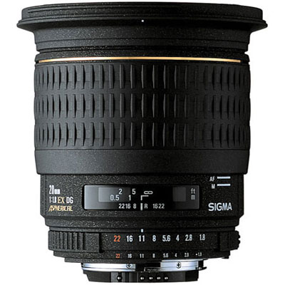 20mm f1.8 EX DG Lens - Canon Fit