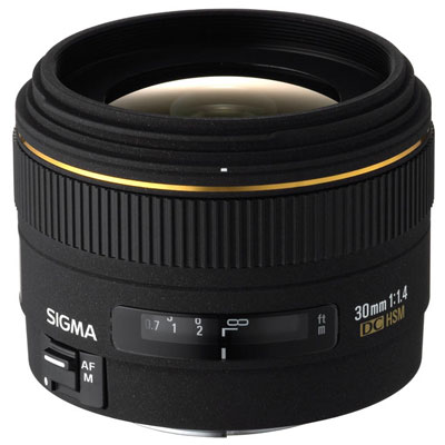 Sigma 30mm f1.4 EX DC Lens - Sony/Minolta Fit