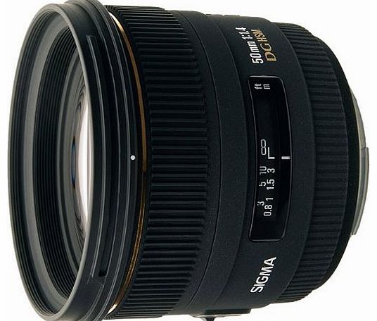 Sigma 50mm f1.4 EX DG HSM Lens For Sony Digital SLR Cameras
