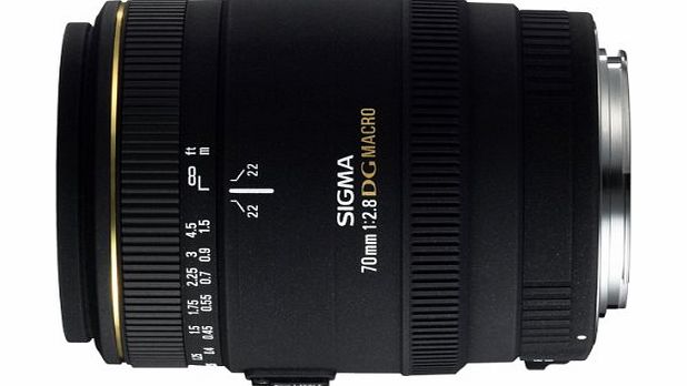 Sigma 70mm f2.8 EX DG Macro lens for Sigma Digital and film SLR cameras